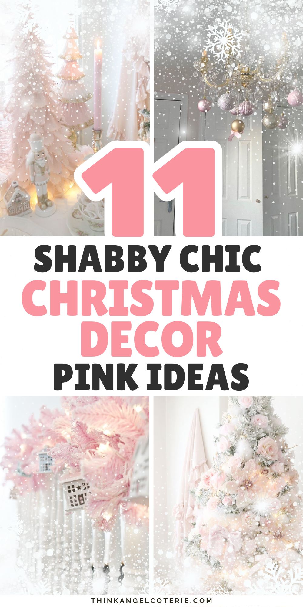 Creating Cozy Elegance 11 Shabby Chic Christmas Decor Ideas   Pink Christmas Decor Ideas 