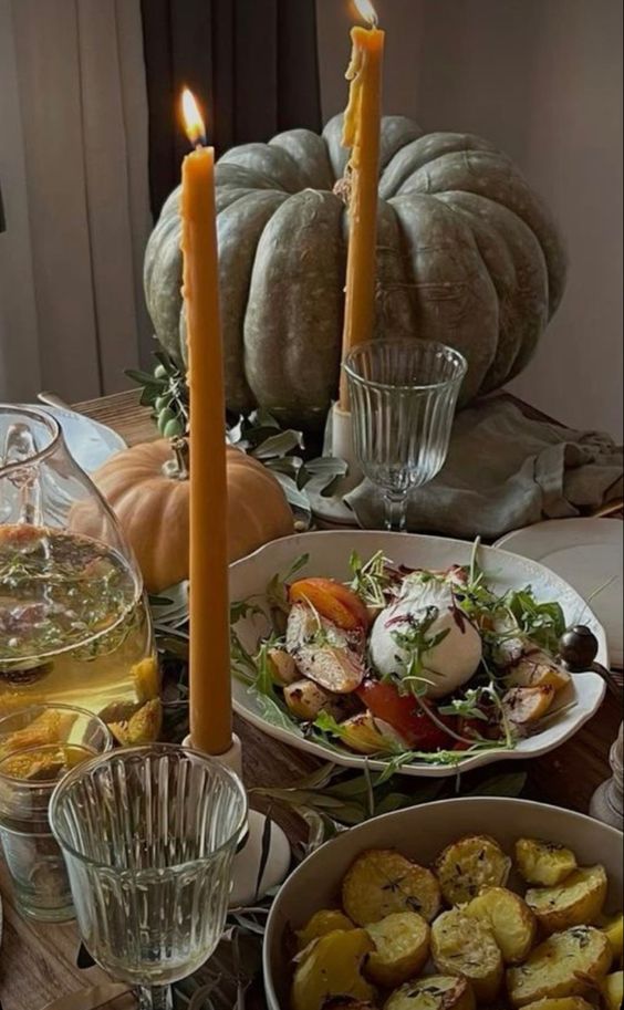 autumn dinner party